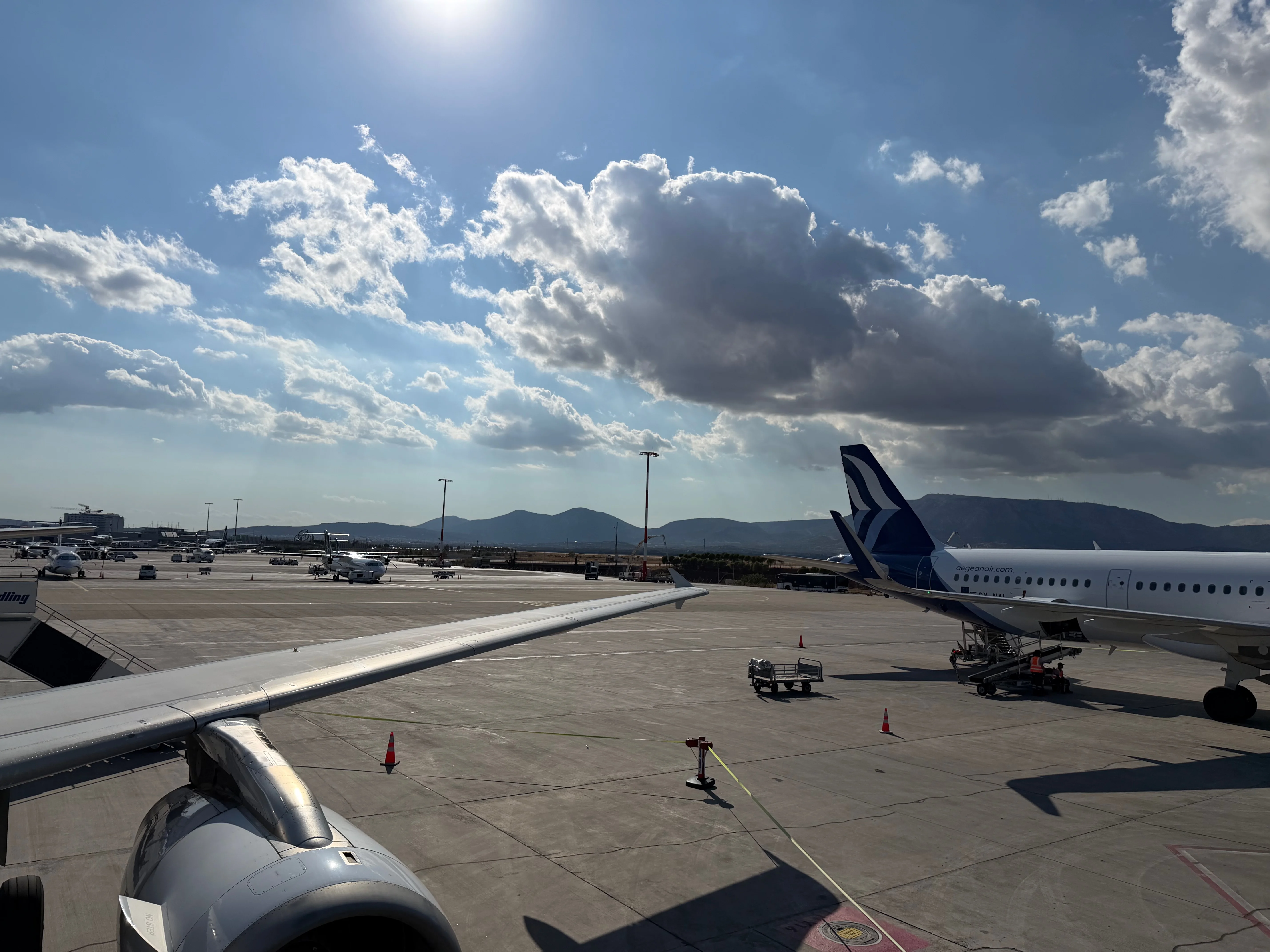 Tarmac boarding from Athens to Kos